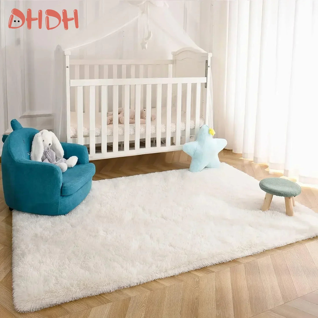 Soft Rugs for Bedroom Large Carpet for Living Room Fluffy Hall Sofa Area Rug Carpets Room Decor Plush Rugs for Children Play Mat