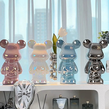 Light Luxury Bear Ornament, High-End Ceramic Living Room Foyer, Tv Cabinet, Piggy Bank, Home Decoration, Gift Giving