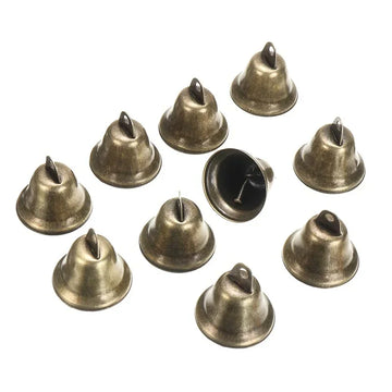 4pcs/10pcs 38mm Brass Christmas Decoration Jingle Bells Pet Pendants Hanging for Festival Party Making Wind Chimes Decorations