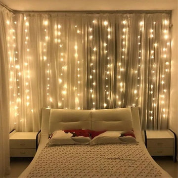 1pc USB 6m/4m/3m Christmas Garland Fairy Light Festoon LED Curtain Lights Wedding Home Bedroom Decoration Lighting 2025 New Year