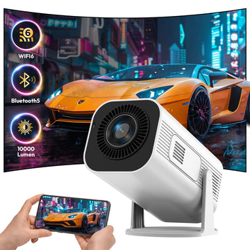 XGODY Mini 4K Projector HD 1080P Support 5G WiFi BT 10000LM Projector HDMI Beamer Home cinema Theater Auto Keystone Correction