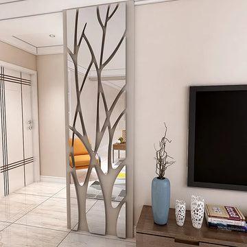 3D Acrylic Lucky Tree Wall Stickers DIY Stickers Art Mirror TV Background Wall Stickers Home Living Room Bedroom Decoration