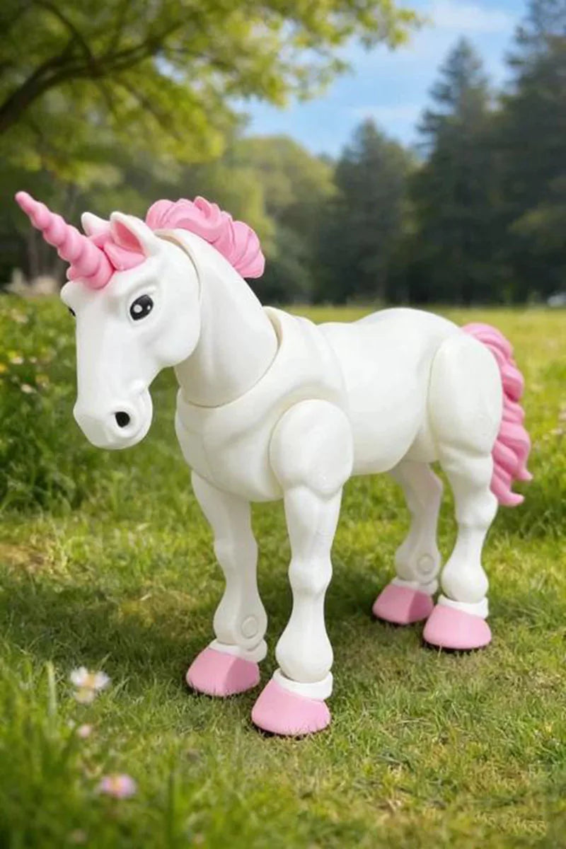 3D Printed Unicorn Figurine , Fantasy Toy , Custom Color Collectible , Gift for Him Home Decor