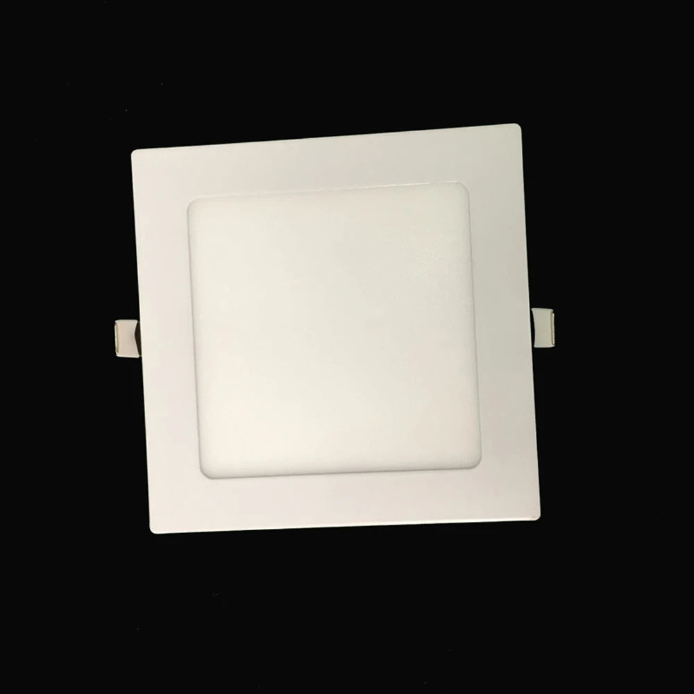 Ultra Thin LED Panel Downlight 3W 6W 9W 12W15W 18W Round/ Square LED Ceiling Recessed Light AC85-265V LED Panel dimmable lamps