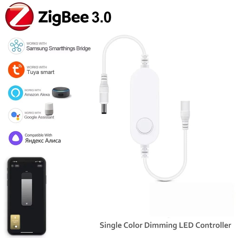 Tuya Zigbee 3.0 Smart LED Under Cabinet Lighting Dimmable Puck Lights Full Kit For Kitchen Closet Wardrobe Light Bedroom Decor