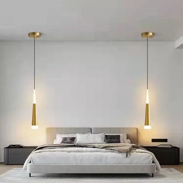 Nordic LED Pendant Lamp Long Hanging Wire Bedside Living Dining Room Study Chandelier Indoor Home Decor Light Fixture Luster