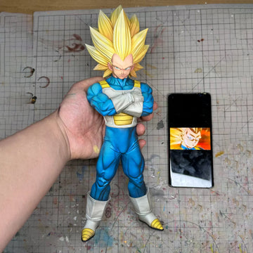 In Stock Dragon Ball Z Ssj3 Vegeta Figure Super Saiyan 3 Vegeta Action Figures Gk Statue Collection Model Toys Gift