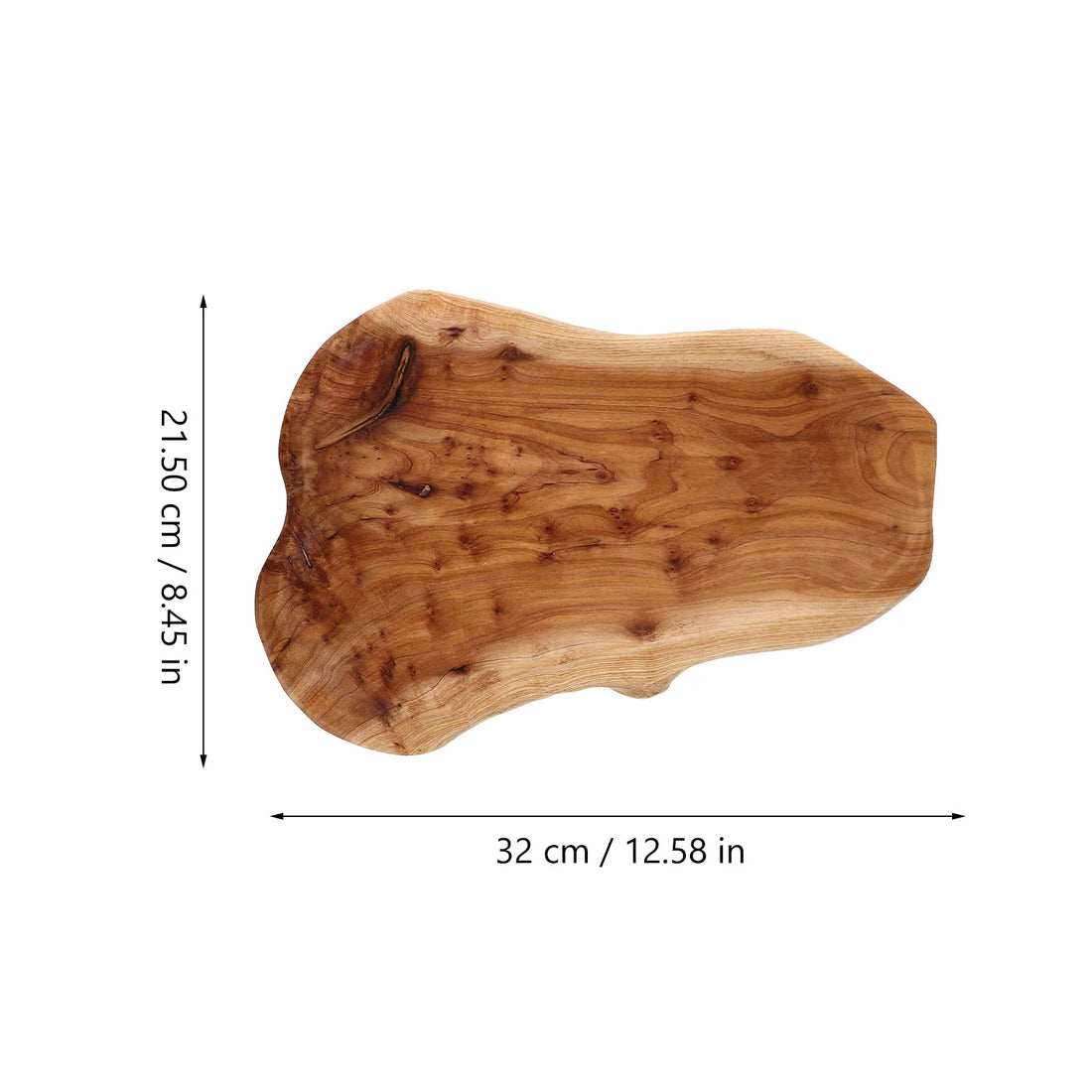 Handmade Root Carving Bowl Bamboo Fruit Salad Bowl Wood Bowl Rectangular Fruit Tray Light Compact Easy