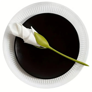 1/4pcs Napkin Holder Napkin Stand Paper Roll Flower Rose Romantic Decor Perfect for Parties Dates Weddings