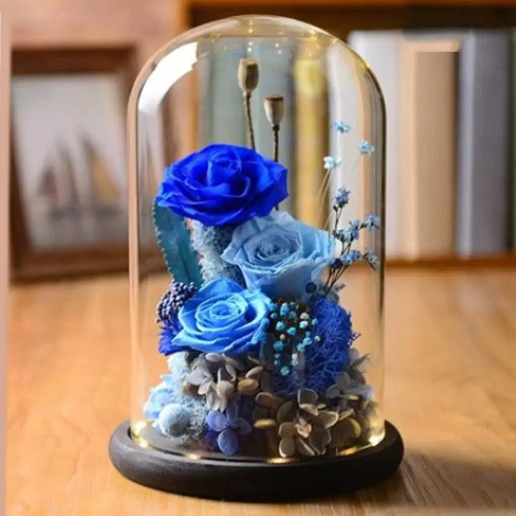 Clear Glass Cover Landscape Vase Terrarium Container Flower Holder Dome for Xmas Wedding Home Decoration Tabletop Ornament