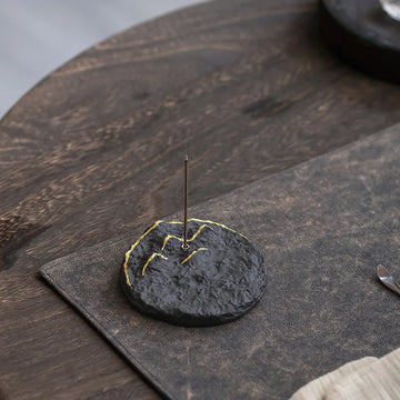 Tea Ceremony Incense Stick Holder Incense Burner Stick Holder Line Plate Sandalwood Coil Base Yoga Studios Decoration Gift