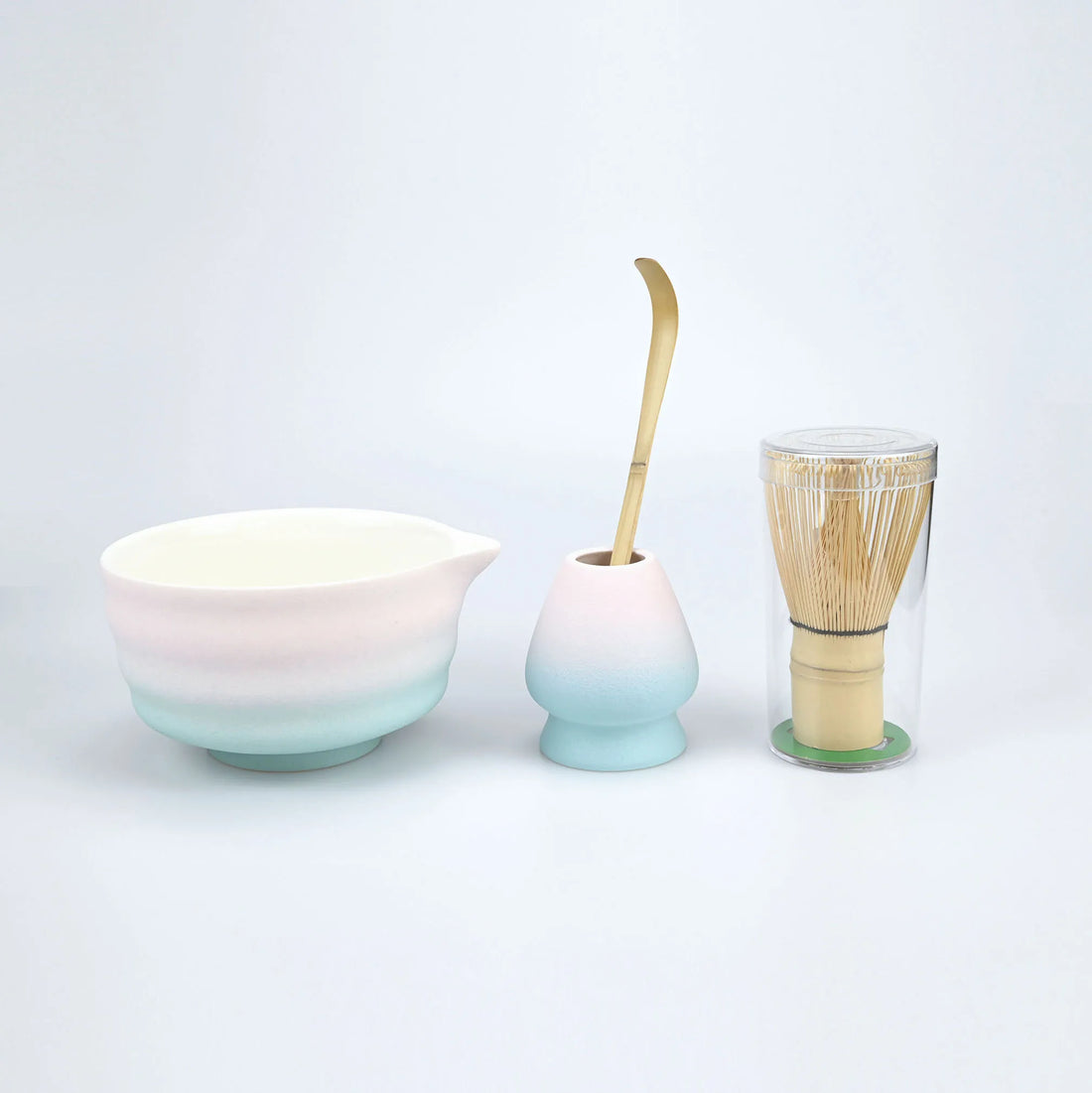 4PCS Ceramic matcha set with mouth bowl high-value tea ordering tool Japanese matcha bowl, the perfect gift for gifting