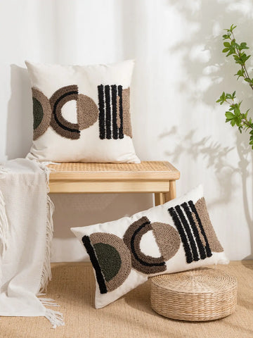 A coffee orange pillowcase with Nordic ins wind loop velvet craftsmanship sofa, bedroom cushion cover