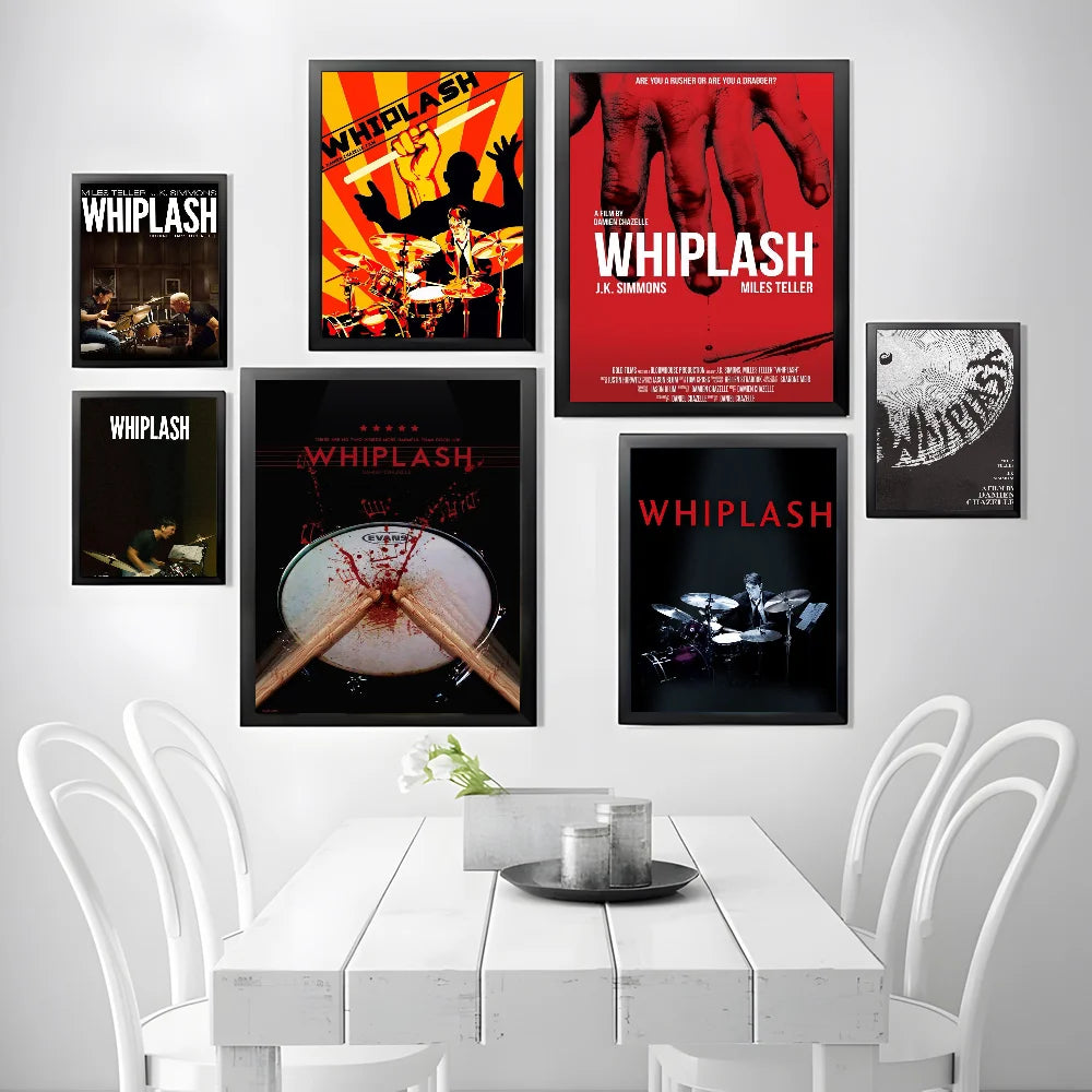 Classic Whiplash Movie Poster High Quality Wall Art for Home Office Bedroom Living Room Hallway Bar Perfect Gift Idea
