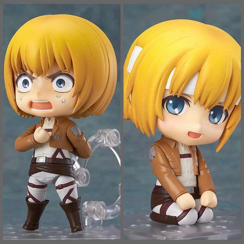 In Stock  Armin Arlert Anime Girl Figure Levi Ackerman Action Figure Shingeki No Kyojin Figurine Model Doll Toys Gift