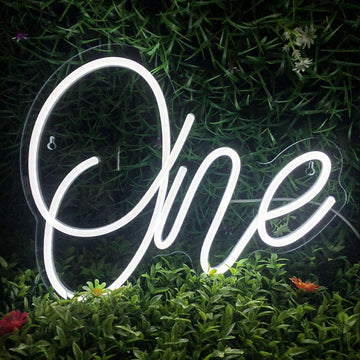 Number One Letter Neon Sign Led Light Room Decoration Birthday Party Decor Neon Sign USB Powered Wall Art Logo For Home Party