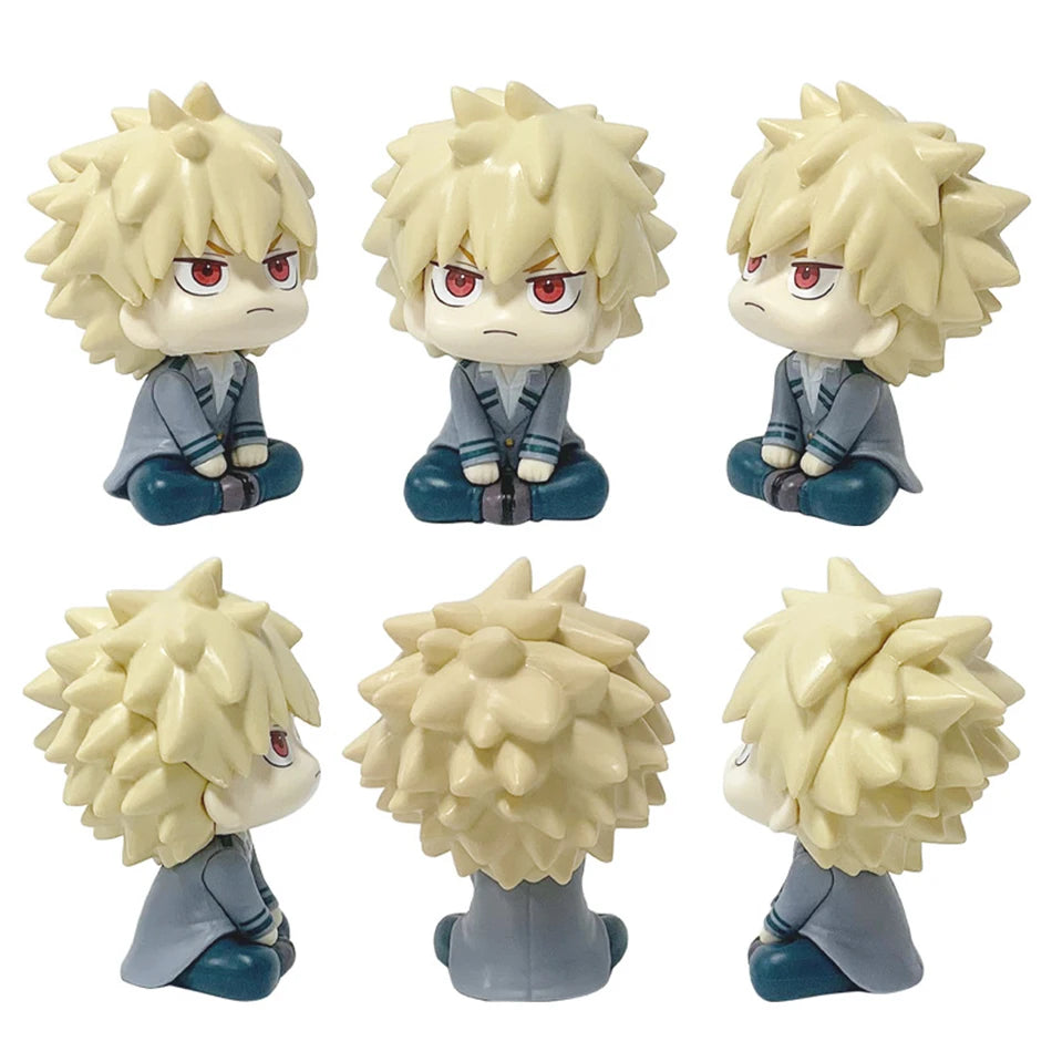 HOT My Hero Academia Katsuki Deku Todoroki Shoto Himiko Toga Break Time Anime Figure Model Collection Doll Toy For Kids Gift