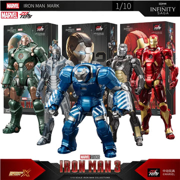 1:10 ZD Toys Iron Man MK38 Igor MK25 Striker MK26 Gamma MK36 Peacemaker MK40 MK15 Sneaky Action Figure Collections Gift