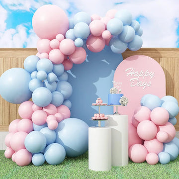 Blue Pink Balloons Garland Arch Kit Gender Reveal Decor Boy or Girl Baby Bridal Shower Balloon Birthday Party Decorations Globos