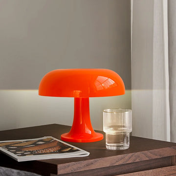 Creative Art Led Mushroom Table Lamp, Modern Minimalist Desk Lamp, USB Powered, Three-Color Lighting, Suitable for Hotel and Bedroom Lighting.