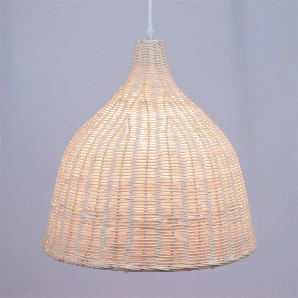 JOYINLED Japanese Style Hand Woven Bamboo Art LED Pendent Lamp Retro Restaurant Study Hallway Rural Decoration Lighting Fixtures