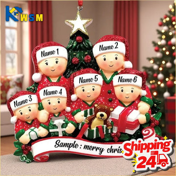 Christmas Tree Hanging Ornaments DIY Writable Personalized Decorations Creative Holiday Home Decor for Xmas Party Supplies