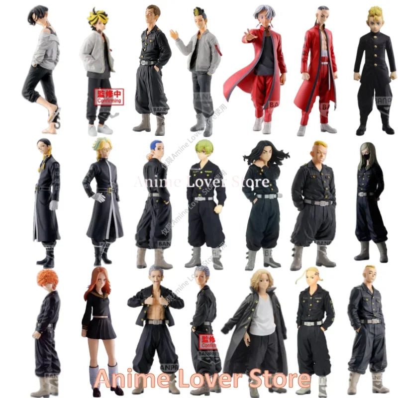 In Stock Original Bandai Banpresto Anime Figure Tokyo Revengers Action Figure Toys For Boys Collectible Model Ornaments