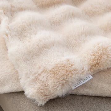 Bubble Rabbit Blanket Flannel Four Seasons Nap Sofa Blanket Coral Velvet Leisure Air Conditioning Cover Blanket