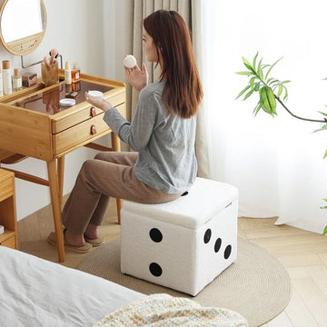 Vanity Chair Storable Item Vanity Stool Entrance Shoe Changing Chair Makeup Room Footrest Living Room Bedroom Furniture
