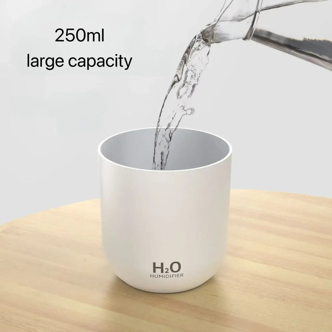 USB Mini Portable Air Humidifier Color Changing Mood Light Quiet 220ml Household Mute Hydrating Air Atomization Humidifie