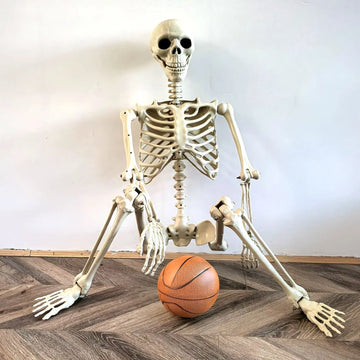 Halloween Human Skeleton 90CM-240CM Movable Skeleton Human Skeleton Halloween Horror Decoration Haunted House Horror Props