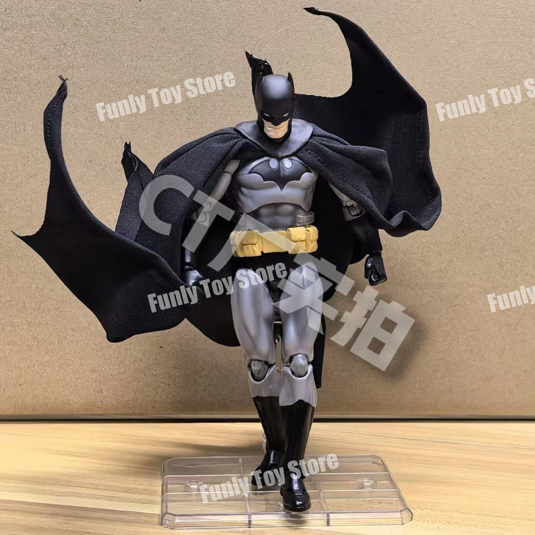 In Stock Ct Toys Batman Hush Mafex 126 Black Version Bat Man Dc Anime Action Figure Figurine Statue Model Custom Gifts Kids Toys