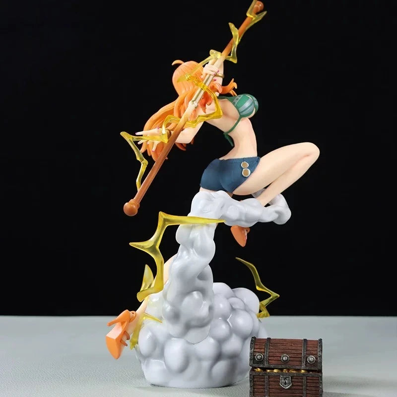 30cm One Piece Anime Figure Nami Hot Girl Action Figurine Hentai Pvc Statue Model Room Collection Decoration Toys Ornaments Gift