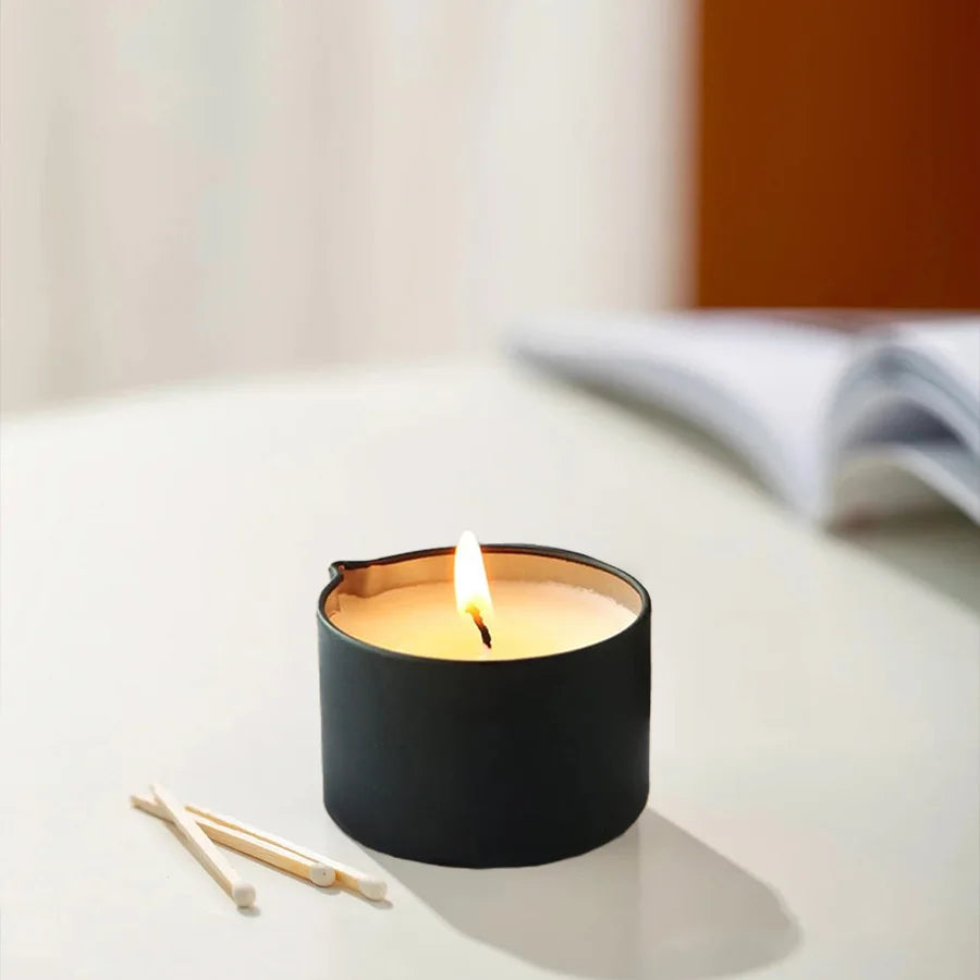1PC Massage Oil Candles，luxury aromatherapy candles，for Stress Relief and SkinMoisturizing, SM Product Scented Candle Body Oil