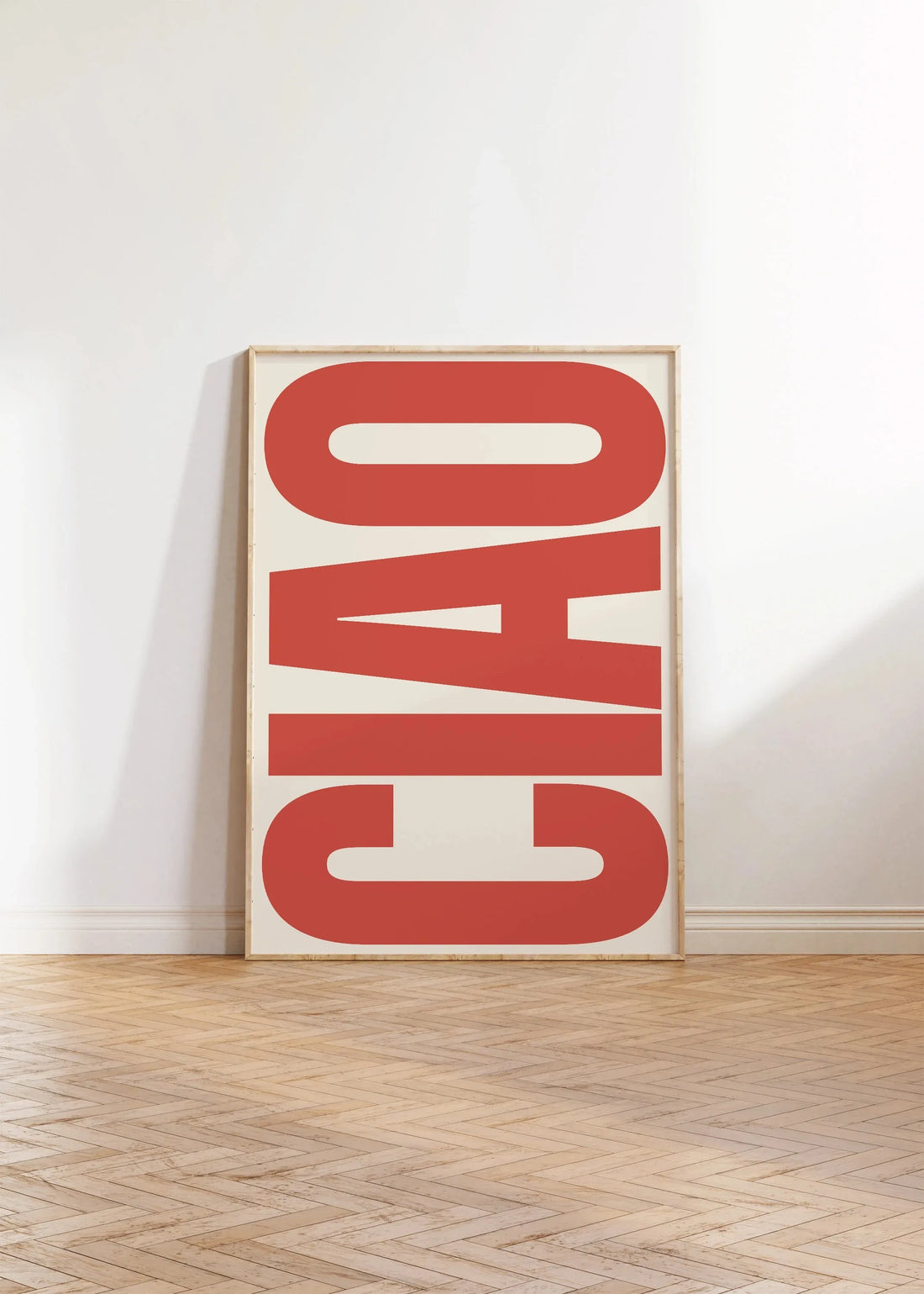Retro OH HI and CAIO Modern Typesetting Canvas Printing Bold Font Wall Art Posters for Modern Living Rooms & Home Decor Gifts