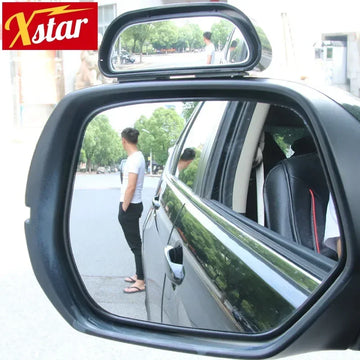 Convex Blind Spot Mirror Safety Driving Wide-angle 360 Degree Adjustable Clear Rearview Mirror Car Accessories