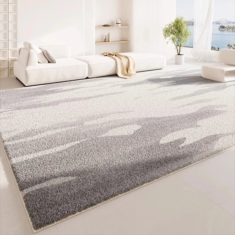 Modern Style Living Room Decoration Plush Carpet Fluffy Soft Rug Minimalist Rugs for Bedroom Thicken Anti-slip Lounge Floor Mat