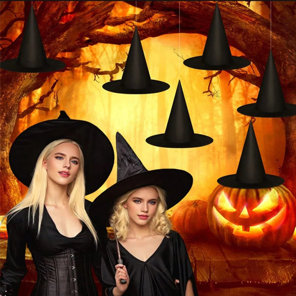Witch Hat Hanging Decorations Multi-purpose Theme Party Decorative for Indoor Home