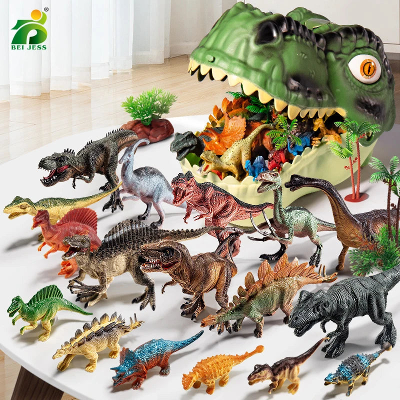 Simulation Dinosaur Toy for Boy Jurassic Models Children Action Figures PVC Tyrannosaurus  World Animals Park Kids 3 Years Gift