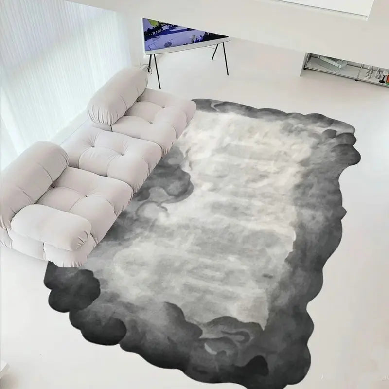 Irregular Shapes Living Room Decoration Gradient Carpet Thick Plush Lounge Floor Mat Home Soft Rug Modern Style Rugs for Bedroom