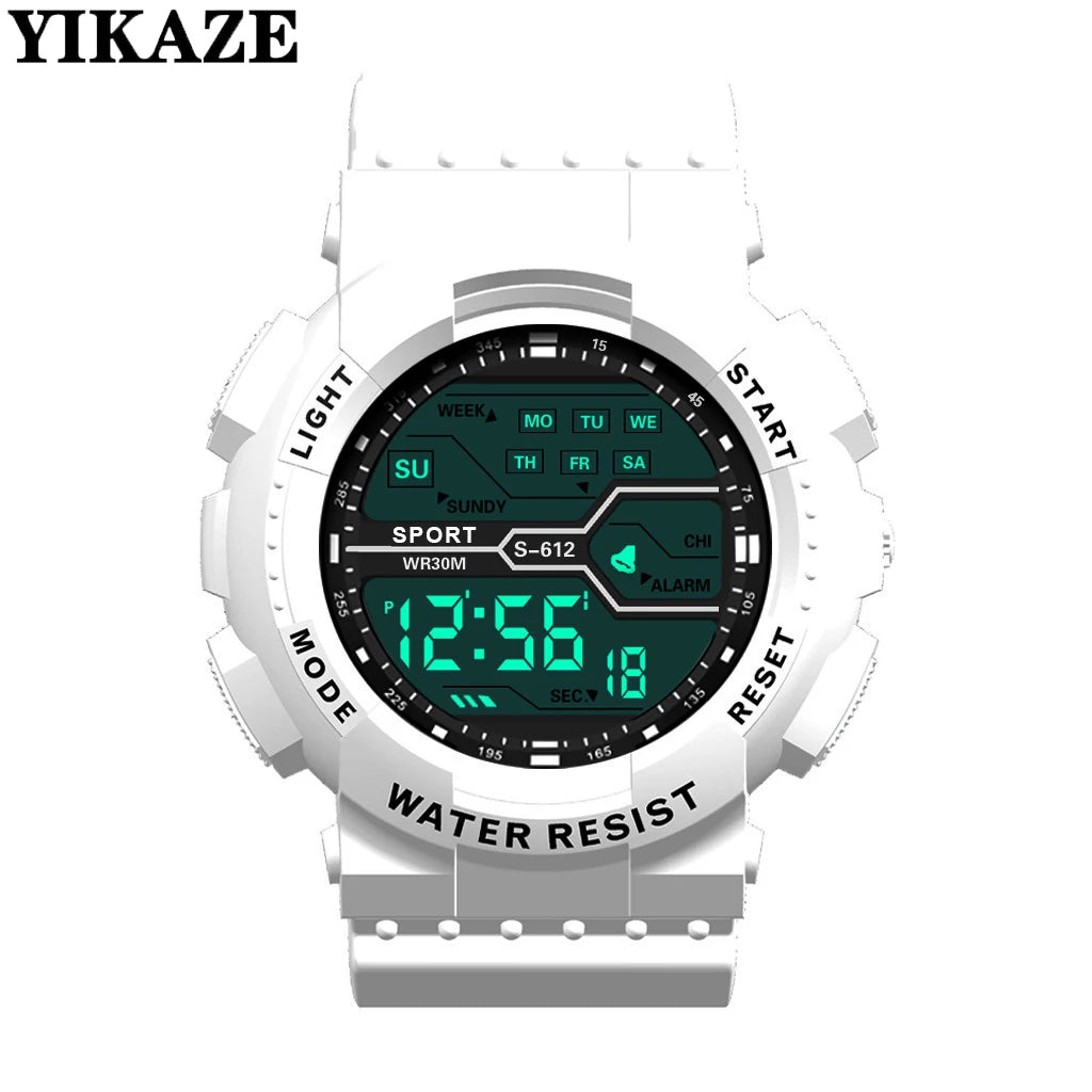 MAYZHISU Sports Watch for Men Multifunction Outdoor Electronic Watch Kids Student Military LED Digital Wristwatches Men's Clock