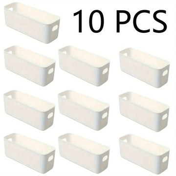 10pcs multifunctional storage box durable large-capacity desktop storage box underwear storage suitable for sundries storage