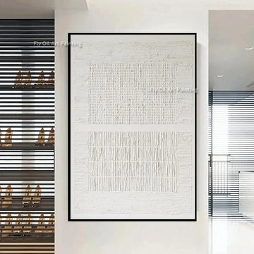 Simplism Design Artwork Handmade Pure Black Texture Thick Canvas Oil Painting New Original Abstract Wall Art Decor For Room