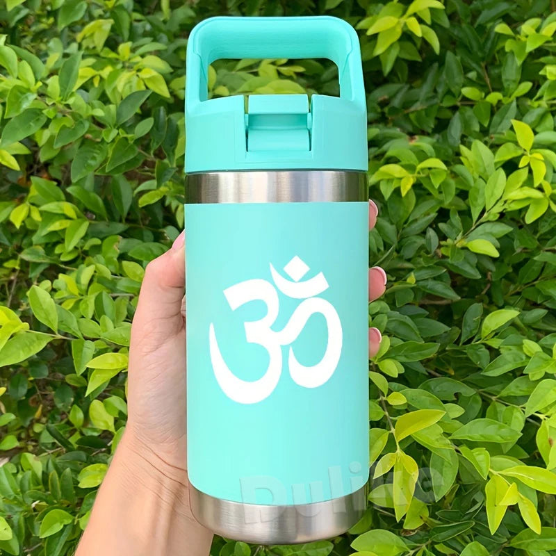 Minimalist Yoga om Symbol Vinyl Sticker for Car Window Laptop Cup Decor Removable Meditation Om Namaste Yoga Decals Home Decor
