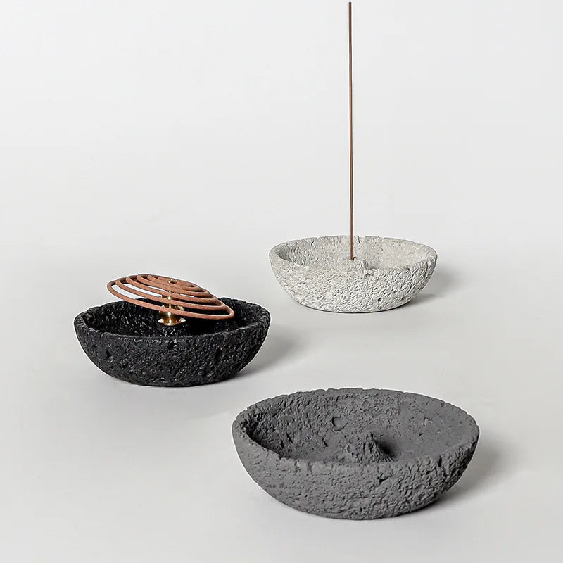 Wabi Sabi Wind Line Incense Tray Simple Incense Burner Home Indoor Modern Plug in Incense Base Decoration Ornament Ornament