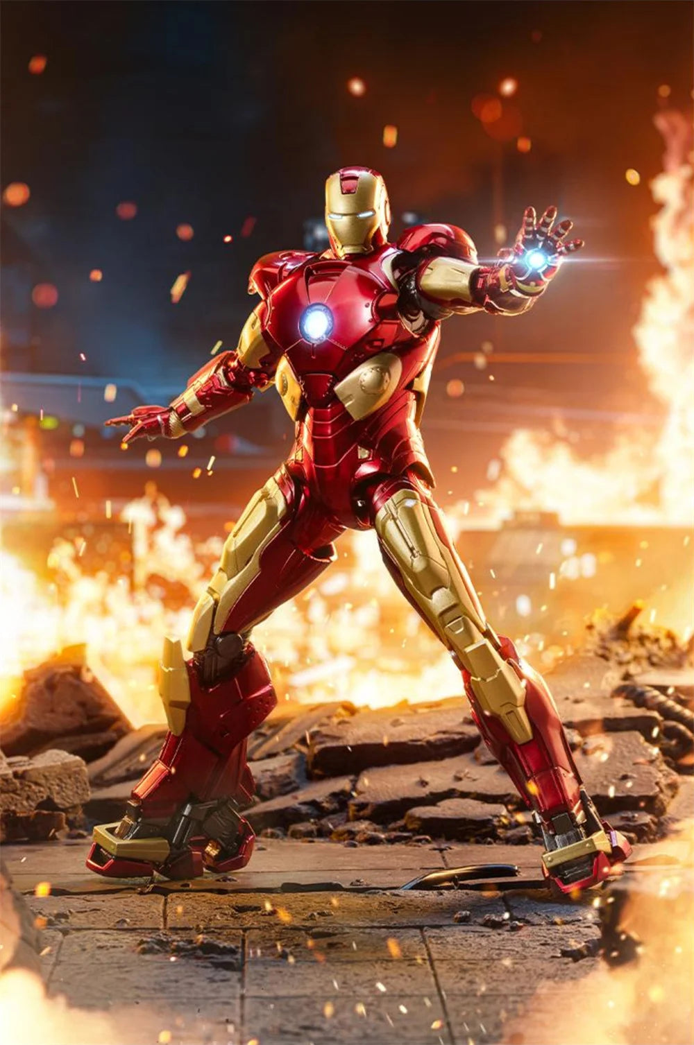 Original ZD Toys Iron Man Tony Stark MK9 MK14 MK12 MK27 MK15 MK35 MK22 MK40 Hammerhead Action Figure Anime Collect Model Gifts