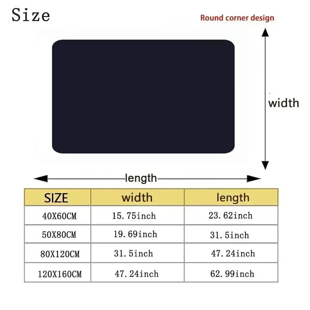 Fashion Solid Color Black Grey Carpet Living Room Decor Sofa Rug Bedside Sofa Rug Lounge Coffee Table Floor Mat Home Apartment