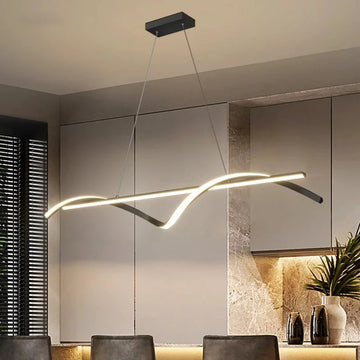 Modern LED Pendant Light Kitchen Dining Room Lamp 90-260V 40W Ceiling Chandelier Lustre Minimalist Home Decoration Light Fixture