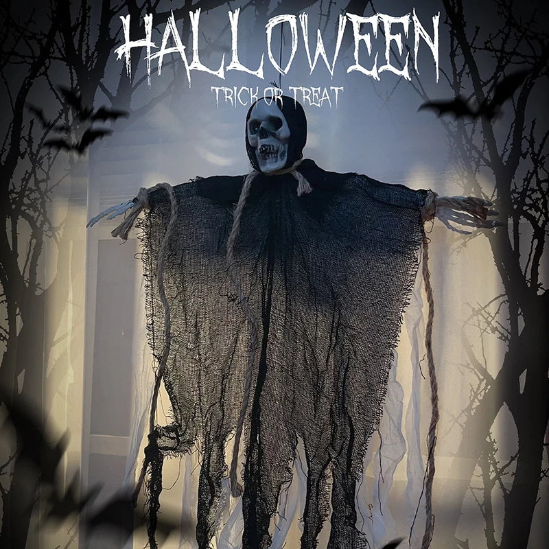 Day of The Dead Mexico Halloween Decoraiton 2025 Hallowen Hanging Flags Ghost Skeleton Decor Home Decor