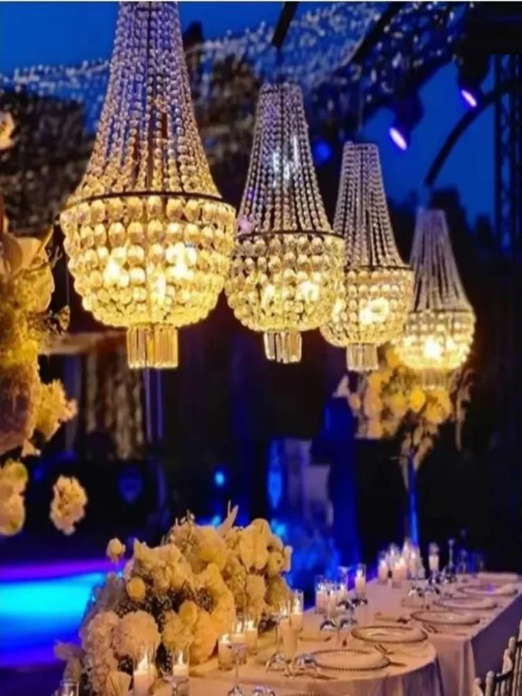 Wedding luxury decoration lights chandelier, home party event stage decoration lights chandelier centerpiece wedding decoration